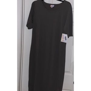New luLaRoe gray Julia dress